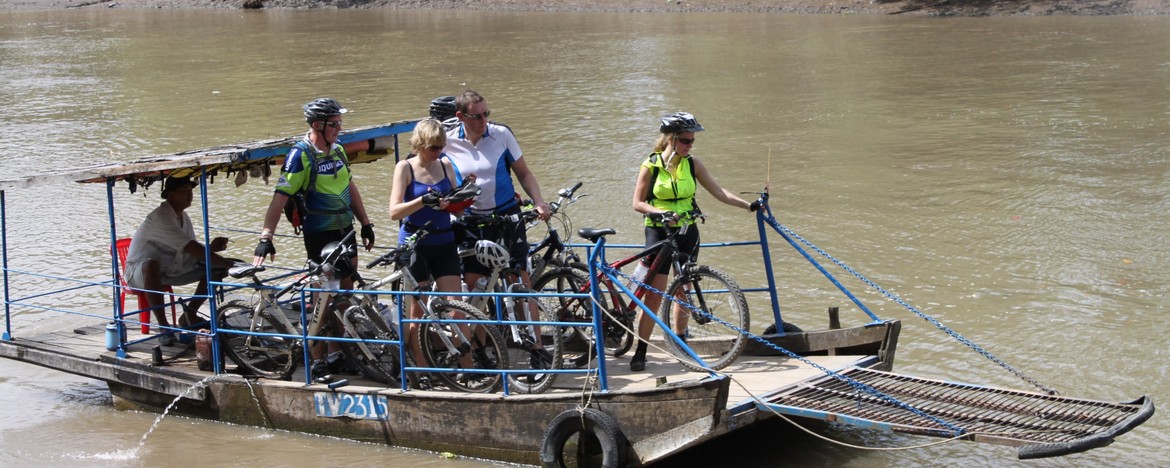 Ferry crossing in Mekong Delta